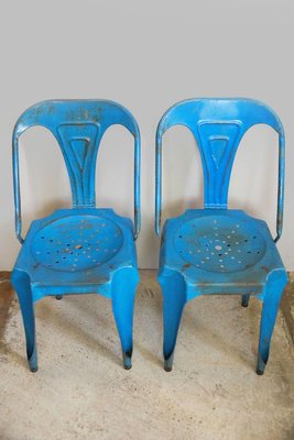 Blaue Metall Bistrostuhle Von Joseph Mathieu Fur Multipl S 1930er 6er Set Bei Pamono Kaufen Blaue Metall Bistrostuhle Von Joseph Mathieu Fur Multipl S 1930er 6er Set Bei Pamono Kaufen