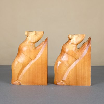 Muso Fermalibri in legno set da 2 13 x 7,9 cm 