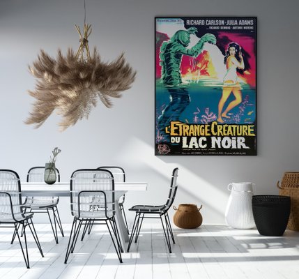Creature From The Black Lagoon R1962 French Film Poster From Belinsky For Sale At Pamono