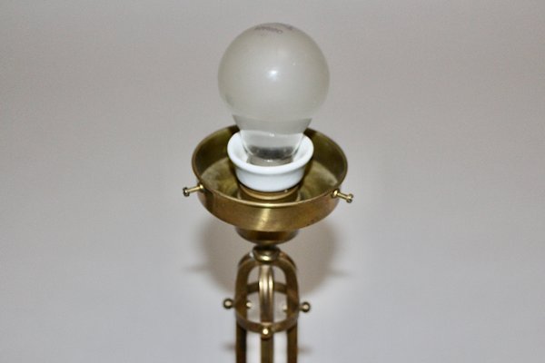 Vintage Brass Table Lamp, 1950s for sale at Pamono