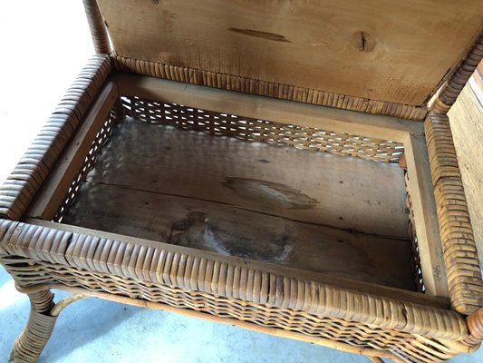 Vintage Wicker Sewing Box for sale at Pamono