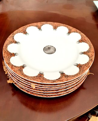 Tableware Set by Emilio Bergamin for Taitu, 1990s, Set of 7