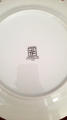 Tableware Set by Emilio Bergamin for Taitu, 1990s, Set of 7 for