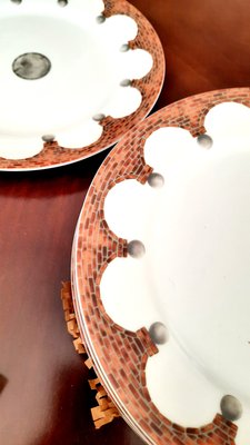 Tableware Set by Emilio Bergamin for Taitu, 1990s, Set of 7 for