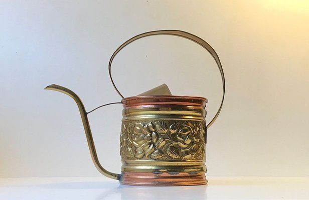 Pichet Arrosoir Ancien En Cuivre - Belle Patine - Objet Déco Tendance Et Chic
