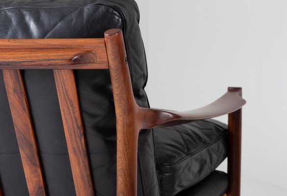 Rosewood leather sofa deals