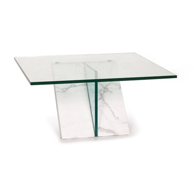 Glas Und Marmor Couchtisch Von Ronald Schmitt Bei Pamono Kaufen