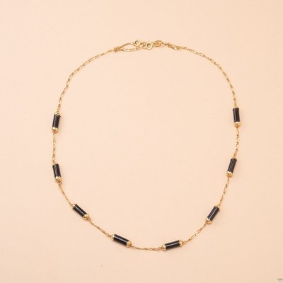 Onyx Necklace, 1970s for sale at Pamono