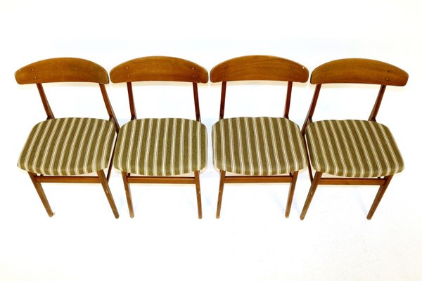 Teak Dining Chairs From Sax 1960s Set, Coffee Table Sax Set Of 4