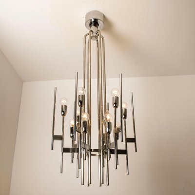 chrome chandelier modern