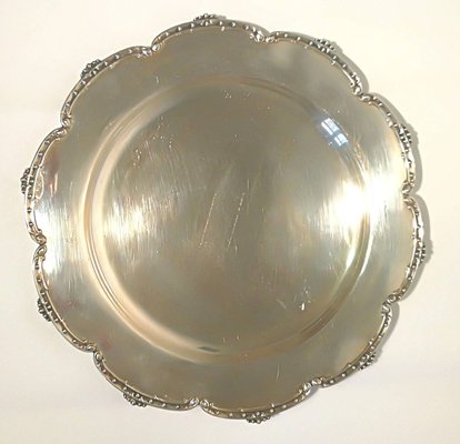 Vintage Silver Dish Plate