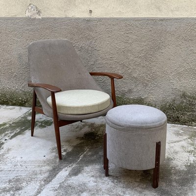Small lounge chair with ottoman online