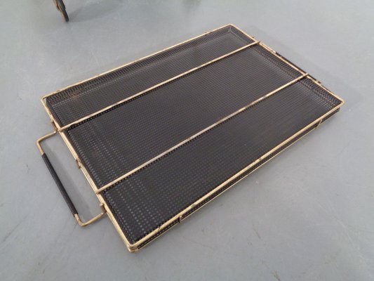 Plateau en Métal Perforé par Mathieu Matégot, 1950s en vente sur Pamono