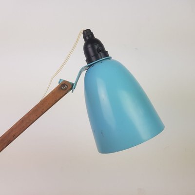 duck egg blue table lamp