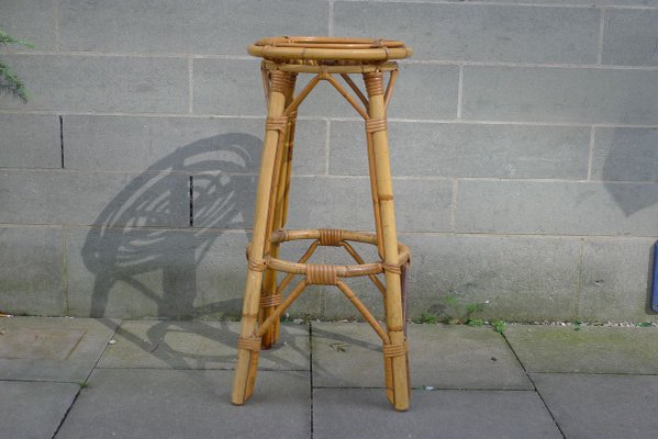 Mid-Century Bambus Barhocker, 1950er bei Pamono kaufen
