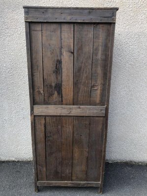 Small Antique Rustic Fir Wardrobe For Sale At Pamono