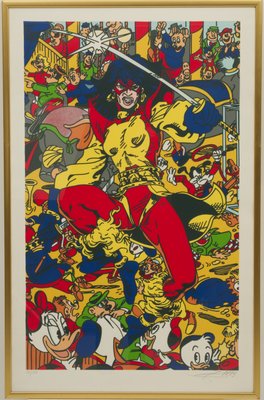 Silkscreen Print by Gudmundur Erro for GKM, 1993 for sale at Pamono