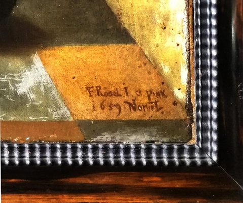 Interior Szene Mit Kuche Original Ol Auf Leinwand 1659 1659 Bei Pamono Kaufen