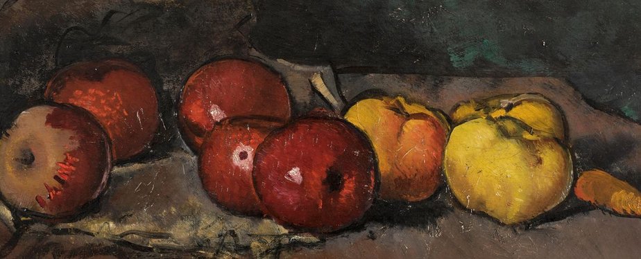 Stillleben Mit Obst Und Gemuse Original Ol Auf Leinwand Von Luigi Spazzapan 1930er Bei Pamono Kaufen