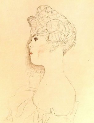 Sketched Portrait 1910s Original Collotype Print By Gustav Klimt 1919 For Sale At Pamono Sketched Portrait 1910s Original Collotype Print By Gustav Klimt 1919 For Sale At Pamono