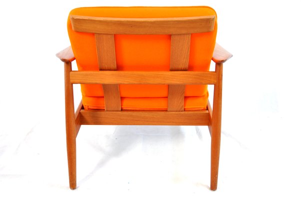Teak Easy Chair By Arne Vodder For France And Son At Pamono Teak Easy Chair By Arne Vodder For France And Son 3