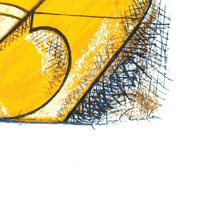 Shapes Original Lithograph By Pietro Cascella 1980 1980 For Sale At Pamono pamono
