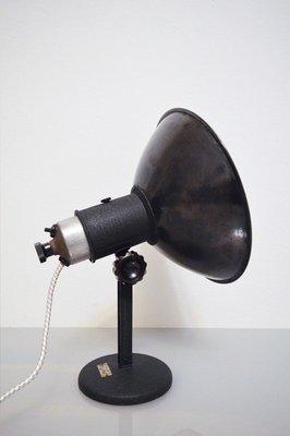 red and black table lamps