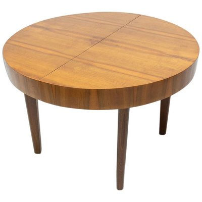 Mid Century Round Folding Dining Table, Foldable Round Dining Table Singapore
