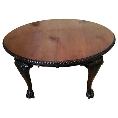 Antique Victorian Mahogany Extending Dining Table For Sale At Pamono