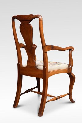 Antique Queen Anne High Back Dining Chairs Set Of 8 For Sale At Pamono