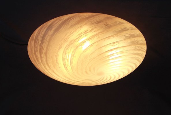Vintage Stracciatella Murano Swirl Ceiling Lamp From Vetri Italy 1960s For At Pamono - Murano Swirl Ceiling Lamp
