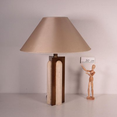 vintage italian marble table lamp
