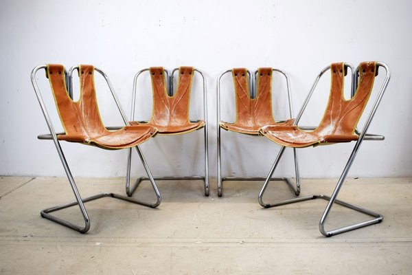 Leather Dining Chairs 1970s Set, Most Comfortable Metal Dining Chairs