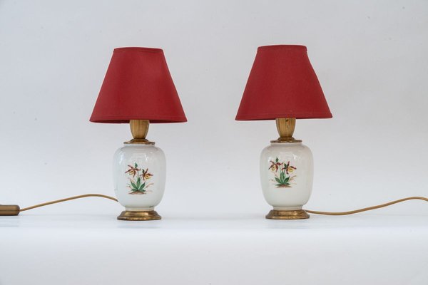 Tischlampen von Augarten, 1960er, 2er Set bei Pamono kaufen