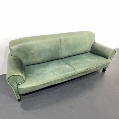 Green Leather Ds 90 Sofa By Anita, Sage Green Leather Sofa