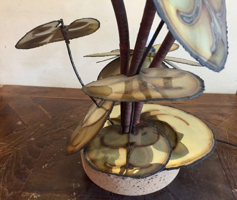 Antique flower lamp deals