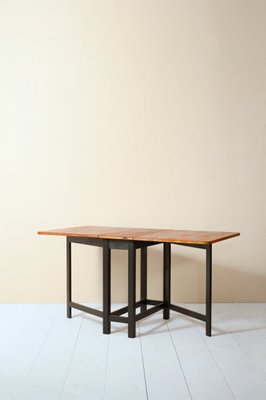Table De Salle A Manger A Rallonge Avec Ailettes Scandinaves 1940s En Vente Sur Pamono