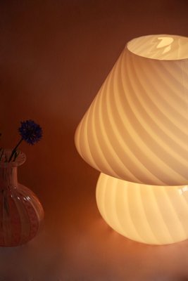 pic Vintage Murano Mushroom Lamp vintage swirl murano mushroom lamp italy 1970s