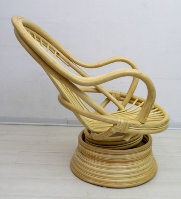 Bamboo swivel chair new arrivals
