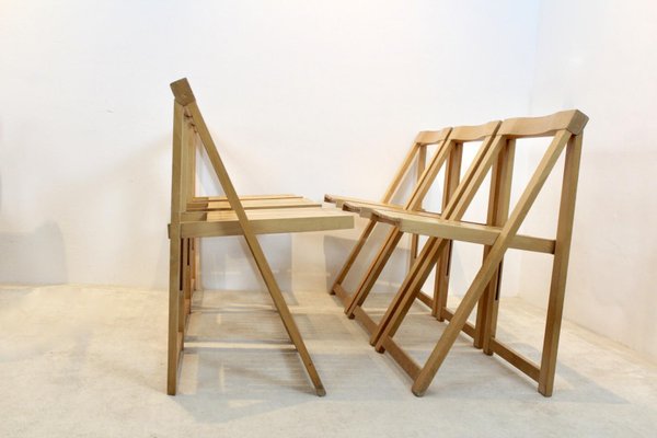 1 von 2 Stuhl Klappstuhl Folding Chair Aldo Jacober für Alberto Bazzani 60er 