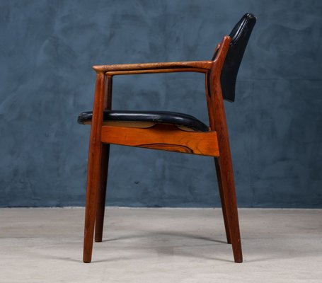 Mid Century Danish Rosewood Armchair by Arne Vodder 1960s
