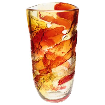 Vintage Tall Murano Vase With Hot Glass Colors In The Style Of Gae Aulenti For Sale At Pamono Unfollow colour glass vases to stop getting updates on your ebay feed. pamono