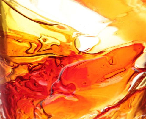 Vaso Alto Vintage In Vetro Di Murano Con Colori Caldi Nello Stile Di Gae Aulenti In Vendita Su Pamono