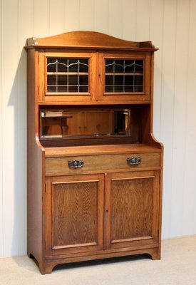 1930's antique oak armoire/dresser/wardrobe for sale. small antique oak dresser