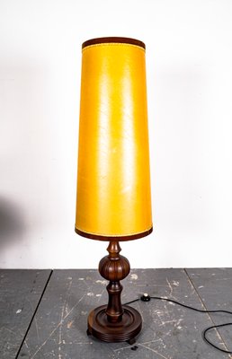 Vintage Wooden Floor Lamp 1960s For, Vintage Wooden Table Lamp Shade