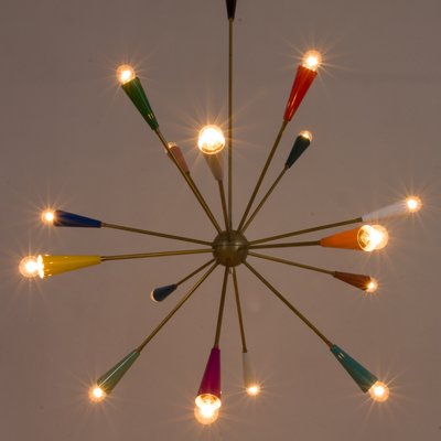 Large Italian Colorful Sputnik Lamp For Sale At Pamono Amazing gallery of interior design and decorating ideas of staircase sputnik chandelier in dens/libraries/offices, dining rooms. large italian colorful sputnik lamp