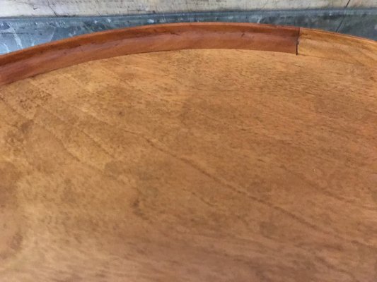 Round cherry coffee table top