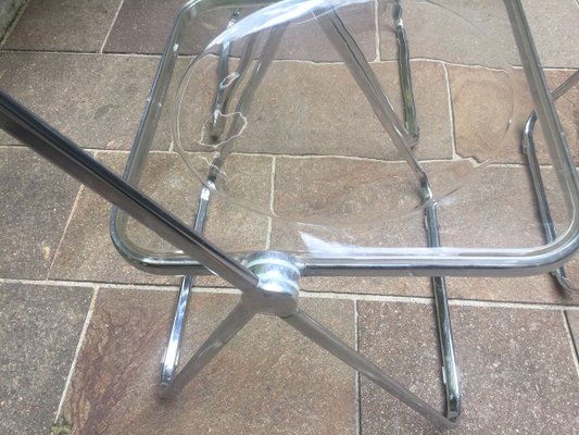 sedie pieghevoli plastica trasparente