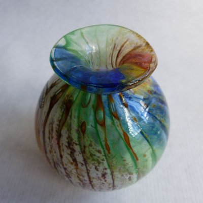 Afscheid voordeel Groene achtergrond Blown Glass Vase from Mdina Glass Malta, 1960s for sale at Pamono