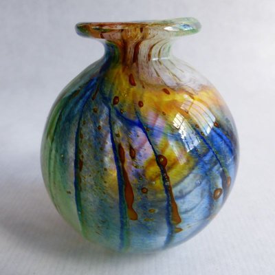 Blown Glass Vase from Mdina Malta, 1960s sale Pamono